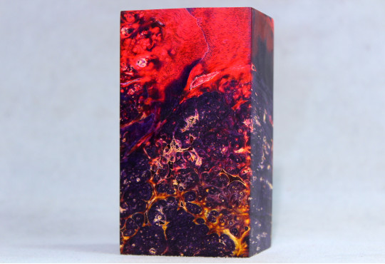 Stabilized Maple Burl Wood Mod Block